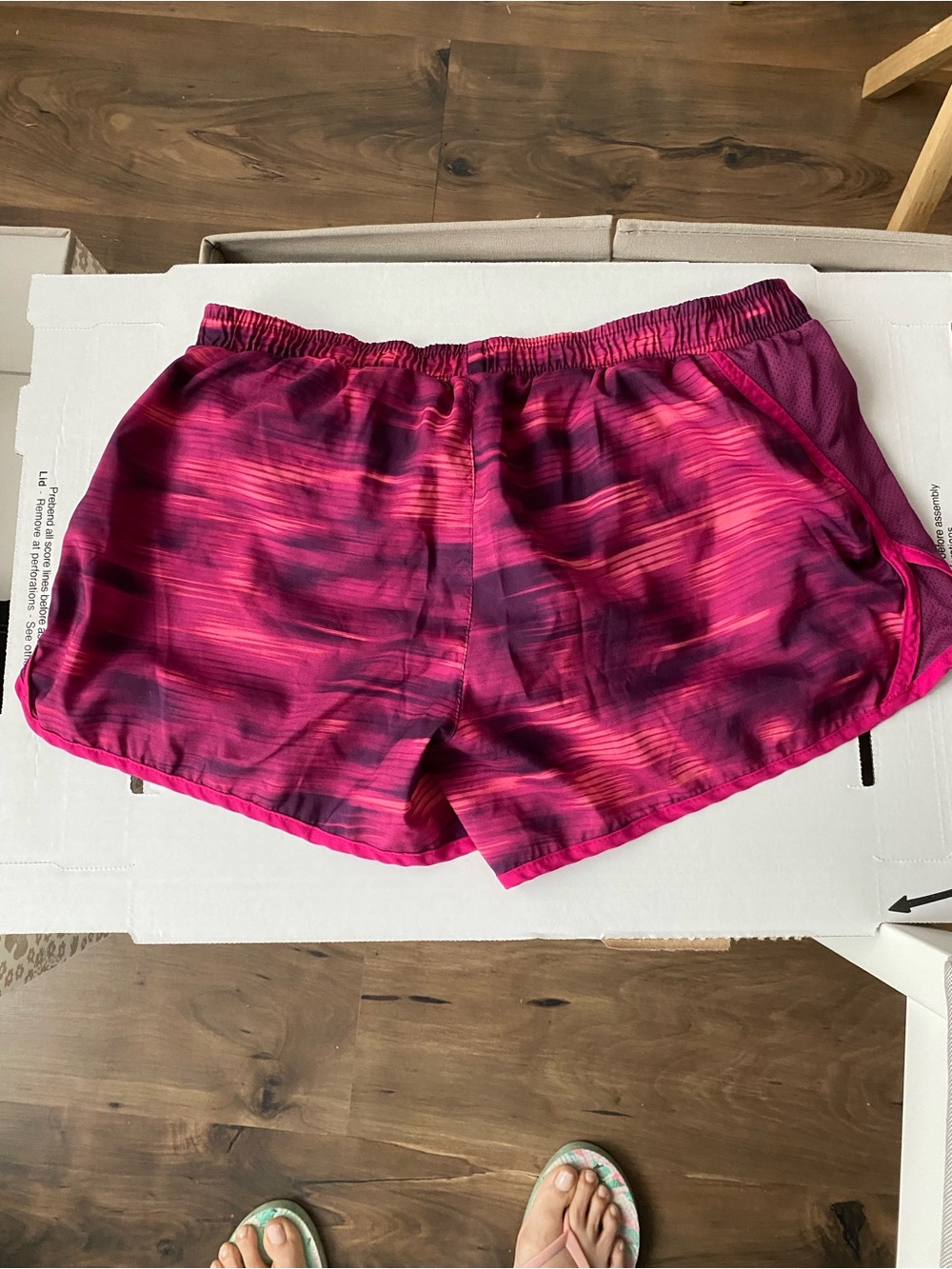 Women's Pink Athletic Running Shorts
